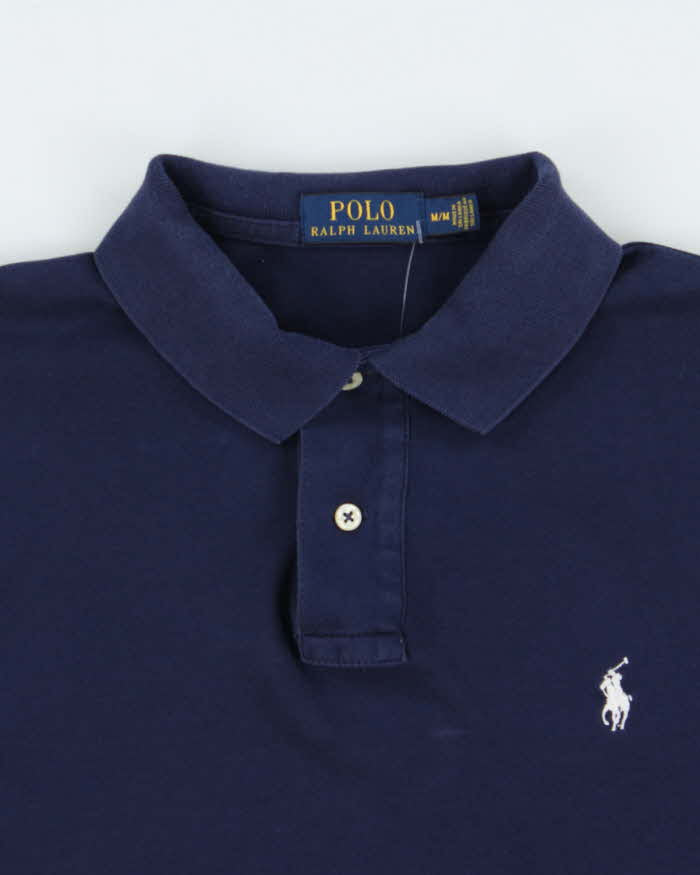 Vintage Polo Ralph Lauren Navy Classic Short Sleeve Polo Shirt - M
