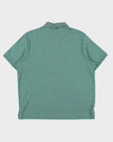 Vintage Polo Ralph Lauren Sage Green Marl Classic Fit Short Sleeve Polo Shirt - L