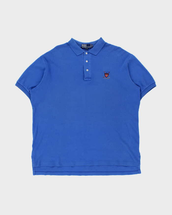 Vintage 1990s Polo Golf Ralph Lauren Classic Crest Short Sleeve Polo Shirt - XL