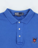 Vintage 1990s Polo Golf Ralph Lauren Classic Crest Short Sleeve Polo Shirt - XL