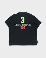 Vintage Y2K 00s Polo Ralph Lauren Big Pony Great Britain Custom Fit Short Sleeve Polo Shirt - XXL