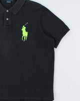 Vintage Y2K 00s Polo Ralph Lauren Big Pony Great Britain Custom Fit Short Sleeve Polo Shirt - XXL