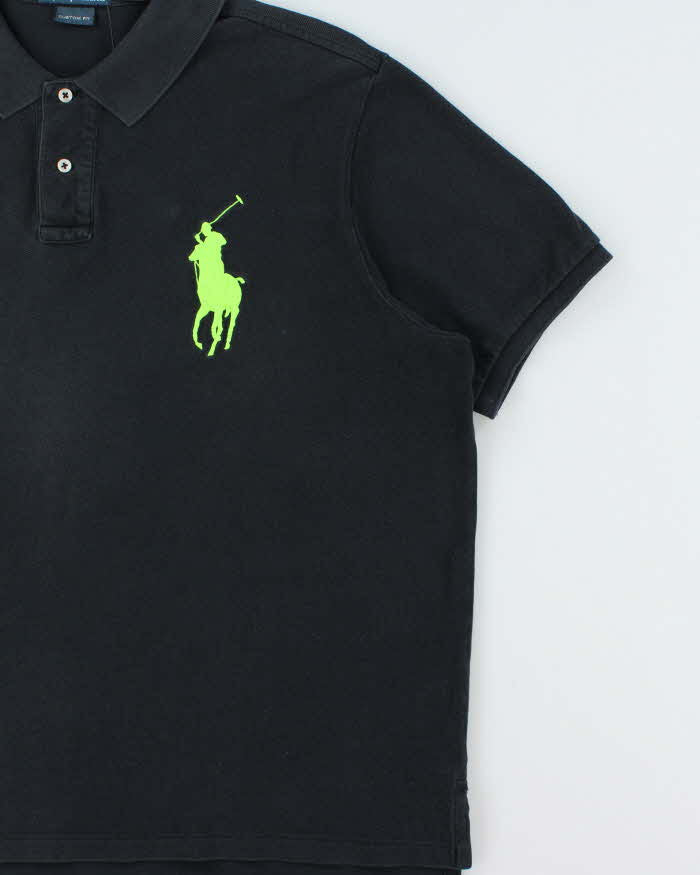 Vintage Y2K 00s Polo Ralph Lauren Big Pony Great Britain Custom Fit Short Sleeve Polo Shirt - XXL
