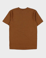 Vintage Carhartt Brown Marl Heavyweight Loose Fit Crewneck Pocket T-Shirt - S