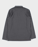 Vintage Arc'teryx Slate Grey 'Captive' Long Sleeve Polo Shirt - M