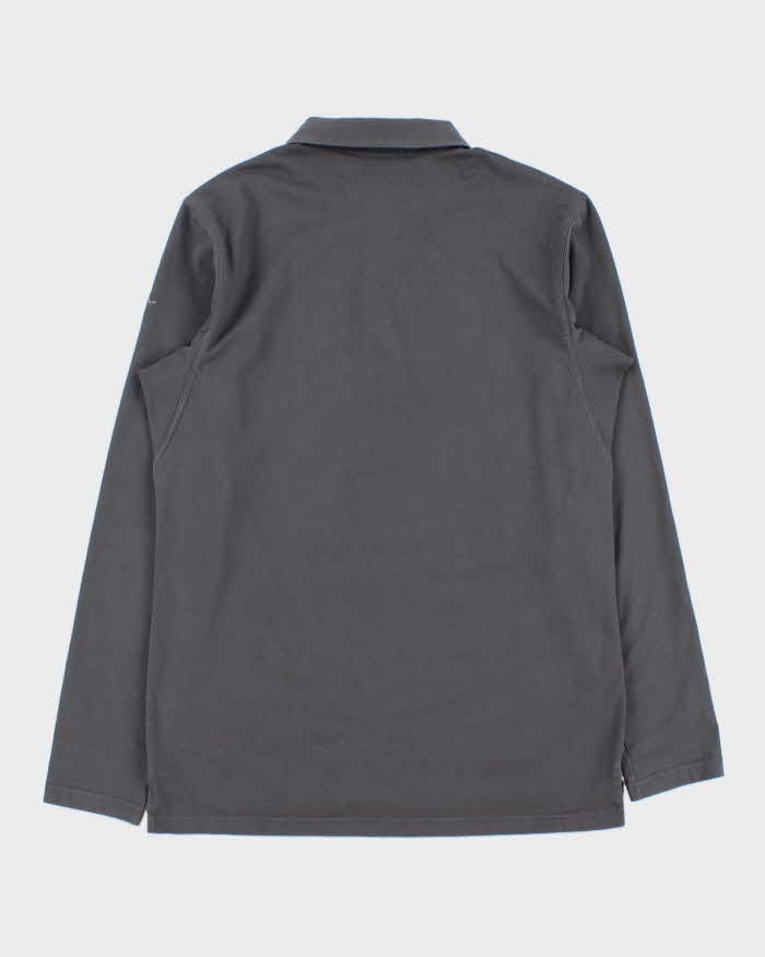 Vintage Arc'teryx Slate Grey 'Captive' Long Sleeve Polo Shirt - M