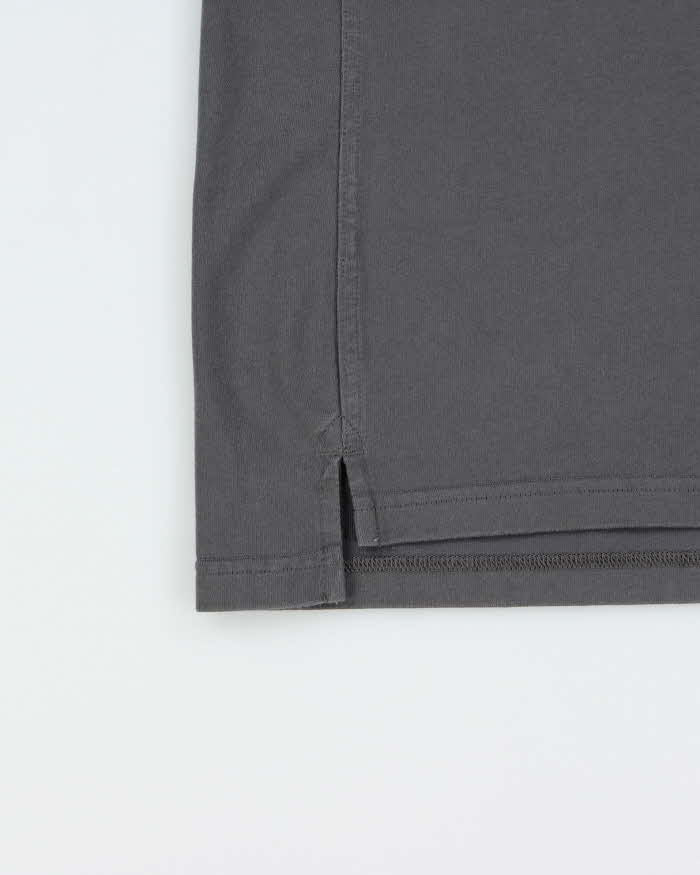 Vintage Arc'teryx Slate Grey 'Captive' Long Sleeve Polo Shirt - M