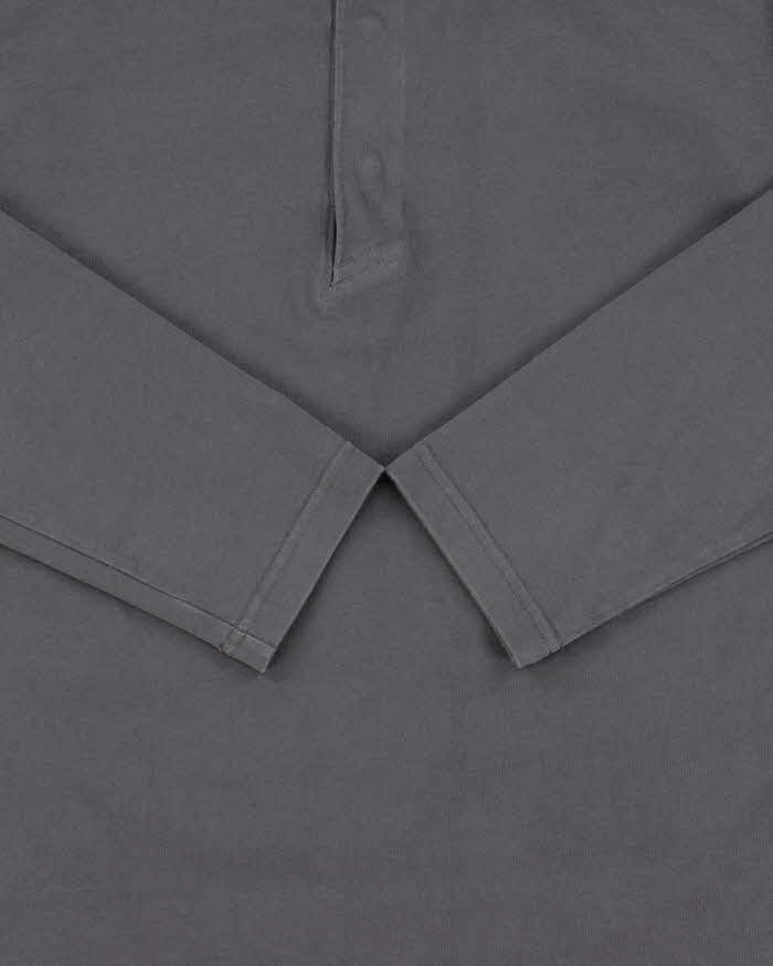 Vintage Arc'teryx Slate Grey 'Captive' Long Sleeve Polo Shirt - M