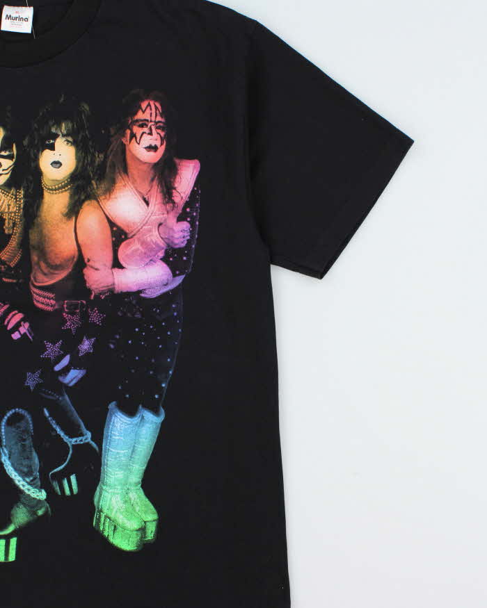 Vintage KISS 'Alive' Worldwide 1996 '97 Tour Heavyweight Murina Made In USA Crewneck T-Shirt - XL