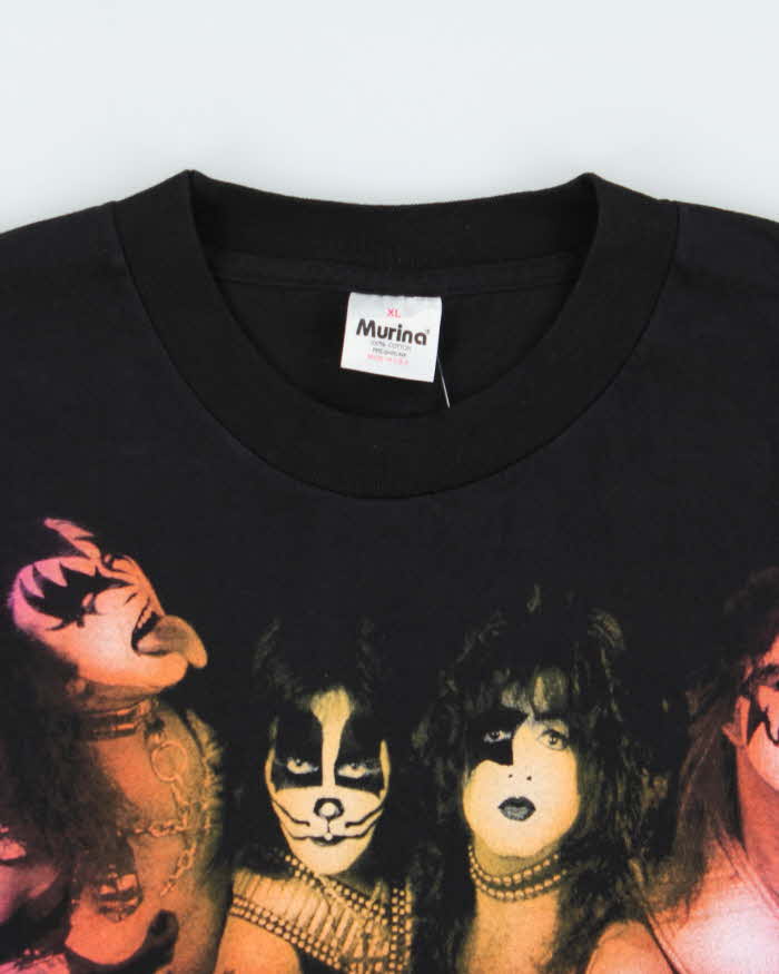 Vintage KISS 'Alive' Worldwide 1996 '97 Tour Heavyweight Murina Made In USA Crewneck T-Shirt - XL