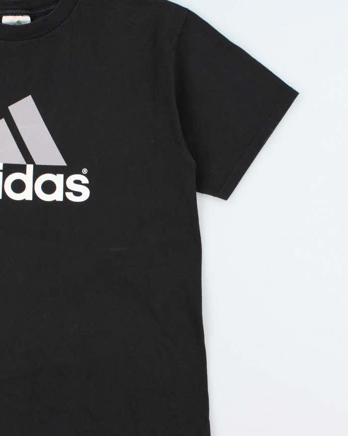 Vintage Y2K 00s Adidas Heavyweight Big Logo Crewneck T-Shirt - M