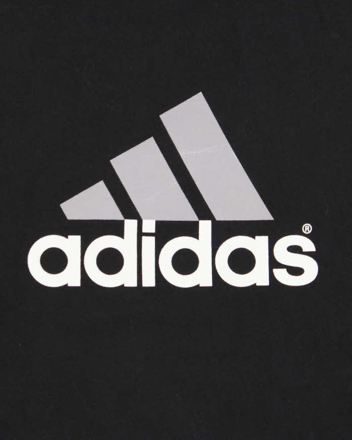 Vintage Y2K 00s Adidas Heavyweight Big Logo Crewneck T-Shirt - M