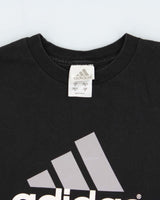 Vintage Y2K 00s Adidas Heavyweight Big Logo Crewneck T-Shirt - M