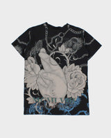 Vintage Y2K 00s Christian Audigier Embellished Luck Crewneck T-Shirt - S