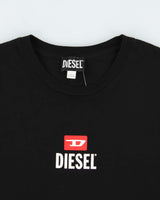 Vintage Diesel Classic Logo Slim Fit Crewneck Long Sleeve T-Shirt - M