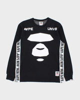 Aape By A Bathing Heavyweight UNVS Aape Now 3M Camo Long Sleeve Crewneck T-Shirt - M