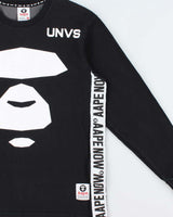 Aape By A Bathing Heavyweight UNVS Aape Now 3M Camo Long Sleeve Crewneck T-Shirt - M