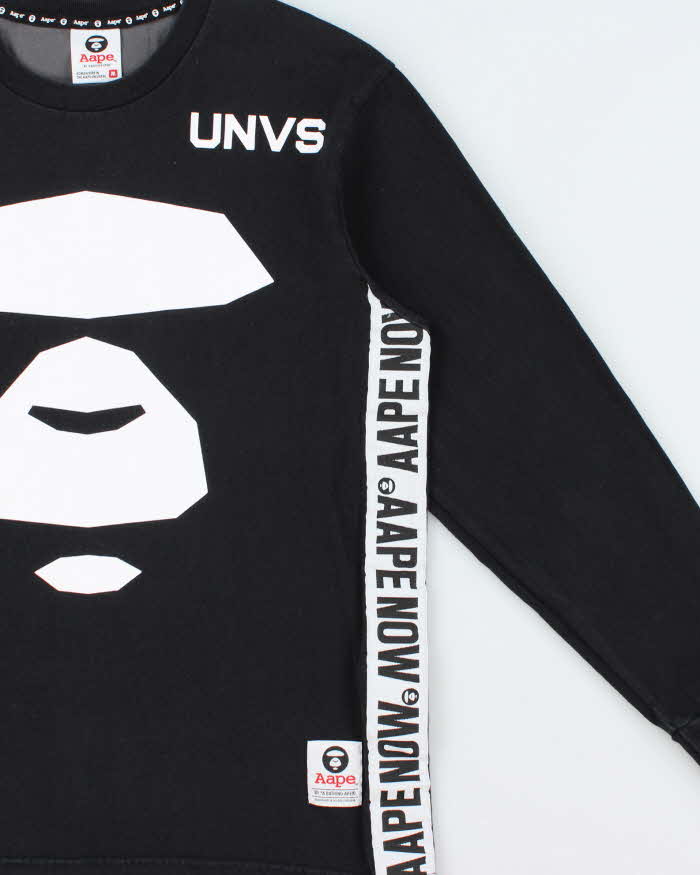 Aape By A Bathing Heavyweight UNVS Aape Now 3M Camo Long Sleeve Crewneck T-Shirt - M