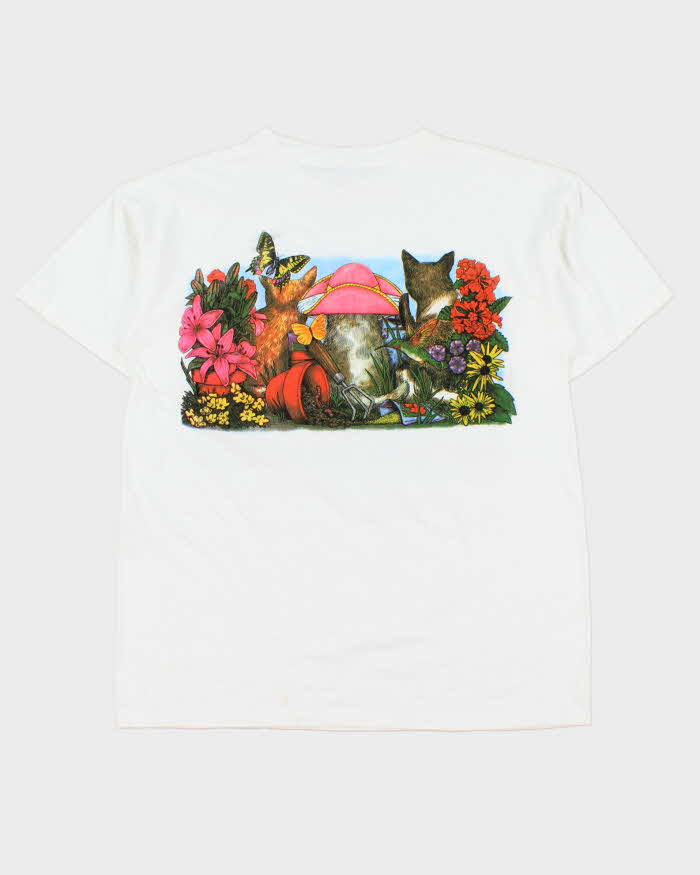 Vintage 1990s Kitty Cat Heavyweight Sogo Crewneck T-Shirt - L