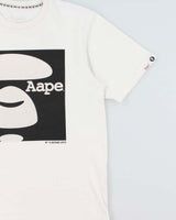 Vintage Aape By A Bathing Ape Heavyweight Box Logo Crewneck T-Shirt - M