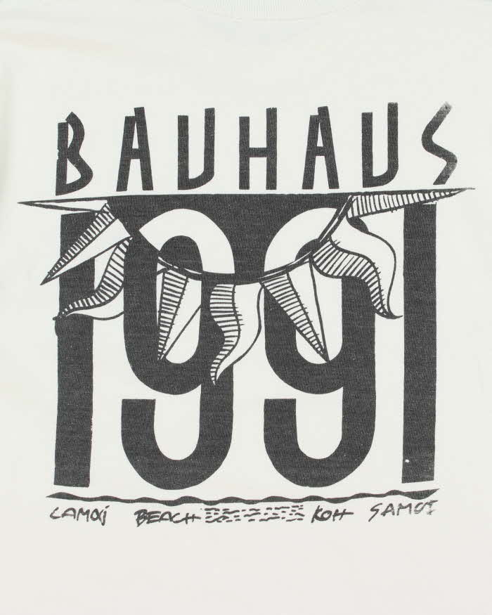 Vintage 1991 Bahaus Pub Koi Samoi Heavyweight Single Stitch Crewneck T-Shirt - M