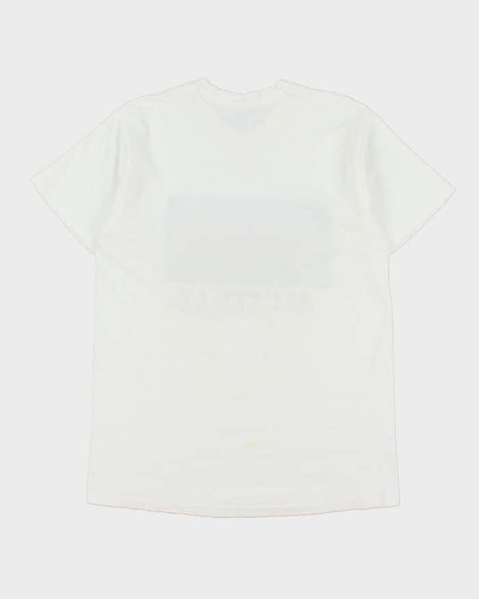 Vintage 1990s The Rock Alcatraz State Penitentiary Heavyweight Made In USA Single Stitch Crewneck T-Shirt - L