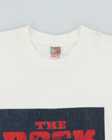 Vintage 1990s The Rock Alcatraz State Penitentiary Heavyweight Made In USA Single Stitch Crewneck T-Shirt - L