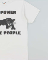 Vintage Y2K 00s Black Panther Party All Power To The People Heavyweight Crewneck T-Shirt - S