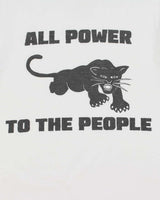 Vintage Y2K 00s Black Panther Party All Power To The People Heavyweight Crewneck T-Shirt - S