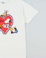 Vintage 2003 Peanuts 'Snoopy Be My Valentine' Delta Pro Heavyweight Crewneck T-Shirt - M