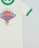 Vintage 1982 Unicure Made In USA Shakers Single Stitch Crewneck Ringer T-Shirt - S