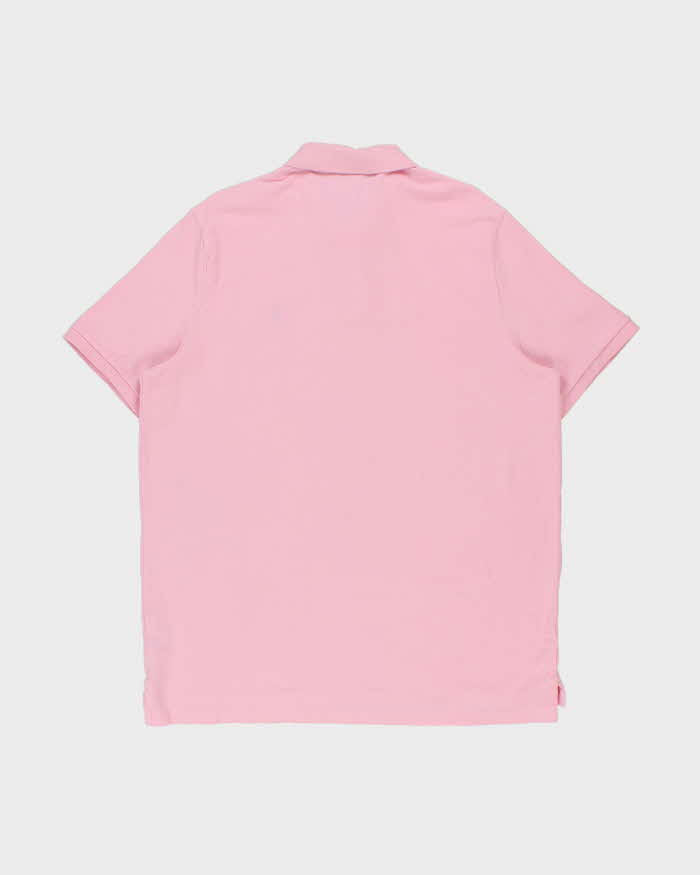 Vintage Polo Ralph Lauren Baby Pink Classic Fit Short Sleeve Polo Shirt - XL
