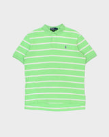 Vintage Y2K 00s Polo Ralph Lauren Classic Striped Short Sleeve Polo Shirt - L