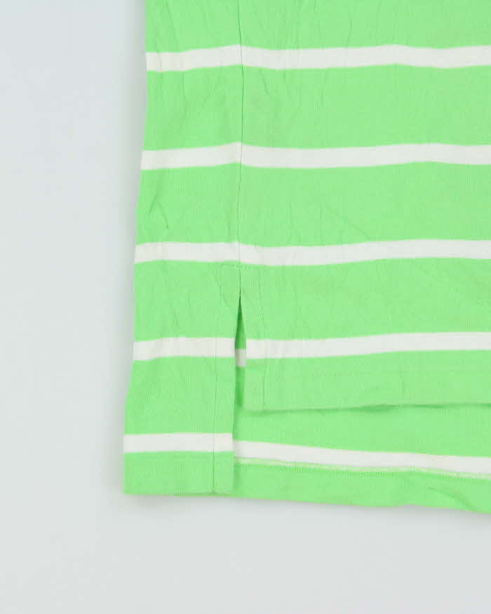 Vintage Y2K 00s Polo Ralph Lauren Classic Striped Short Sleeve Polo Shirt - L