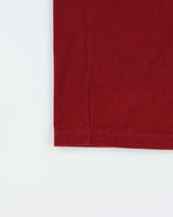 2025 Adidas Originals x Wales Bonner Burgundy Velour 'Terry' Short Sleeve Boxy Polo Shirt - L