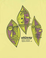 Vintage Stussy Laguna Beach California Heavyweight Crewneck T-Shirt - L