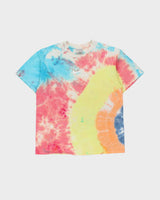Vintage Y2K 00s Nike World Soccer #1 Centre Swoosh Ti-Dye Heavyweight Silver Tag Crewneck T-Shirt - L