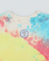 Vintage Y2K 00s Nike World Soccer #1 Centre Swoosh Ti-Dye Heavyweight Silver Tag Crewneck T-Shirt - L