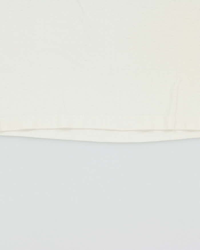 Vintage 1970s Adidas Originals National Capital Marathon Made In Canada Single Stitch Crewneck Ringer T-Shirt - M