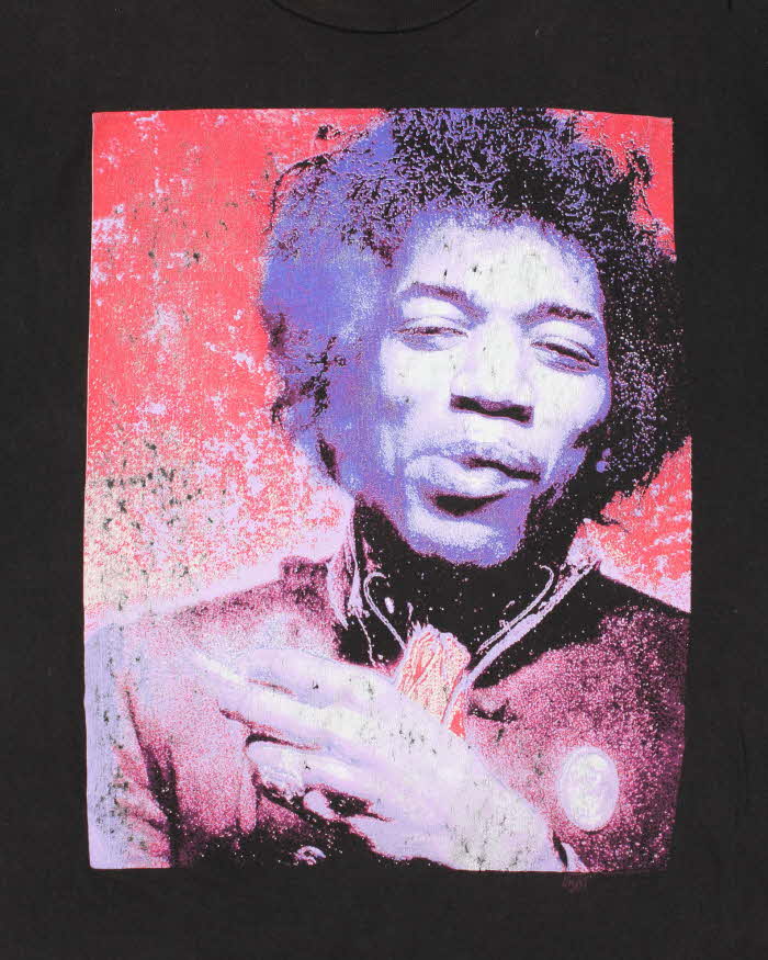 Vintage 1994 Jimi Hendrix 'Are You Experienced Backstage Pass' Hanes Heavyweight Made In USA Single Stitch Crewneck T-Shirt - XL