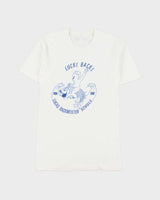 Vintage 1989 Lucki Backi Fishing Graphic Single Stitch Crewneck T-Shirt - S