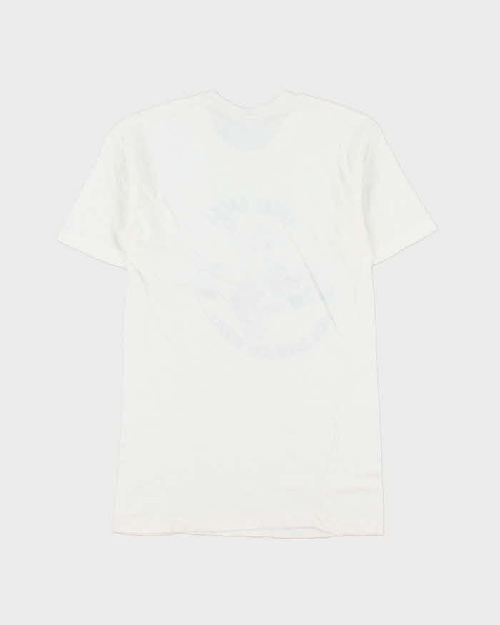 Vintage 1989 Lucki Backi Fishing Graphic Single Stitch Crewneck T-Shirt - S