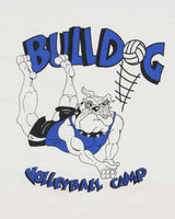 Vintage 1999 BULLDOG Volleyball Camp USA Heavyweight Crewneck T-Shirt - XL