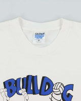 Vintage 1999 BULLDOG Volleyball Camp USA Heavyweight Crewneck T-Shirt - XL