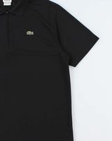 Vintage Y2K 00s Lacoste Sport Short Sleeve Zip Active Polo Shirt - L