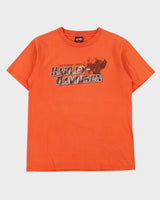 Vintage 2006 Harley Davidson Made In USA Heavyweight Daytona Beach Crewneck T-Shirt - L
