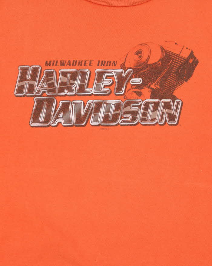 Vintage 2006 Harley Davidson Made In USA Heavyweight Daytona Beach Crewneck T-Shirt - L