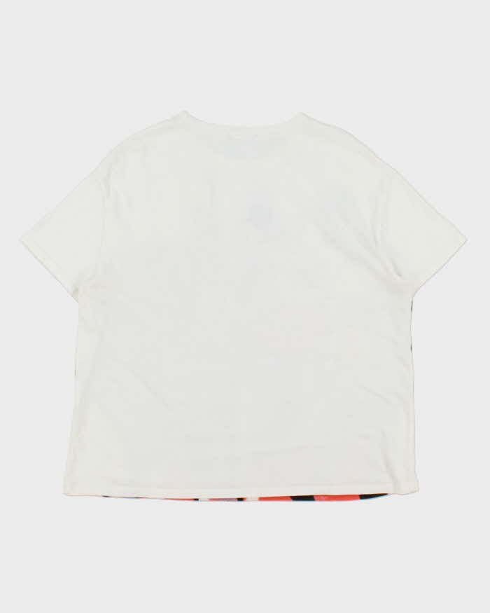 Vintage 1990s Mickey Mouse New York Graffiti Heavyweight Boxy Crewneck T-Shirt - L