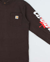 Vintage Carhartt Heavyweight Canada Relaxed Fit Long Sleeve Crewneck T-Shirt - S
