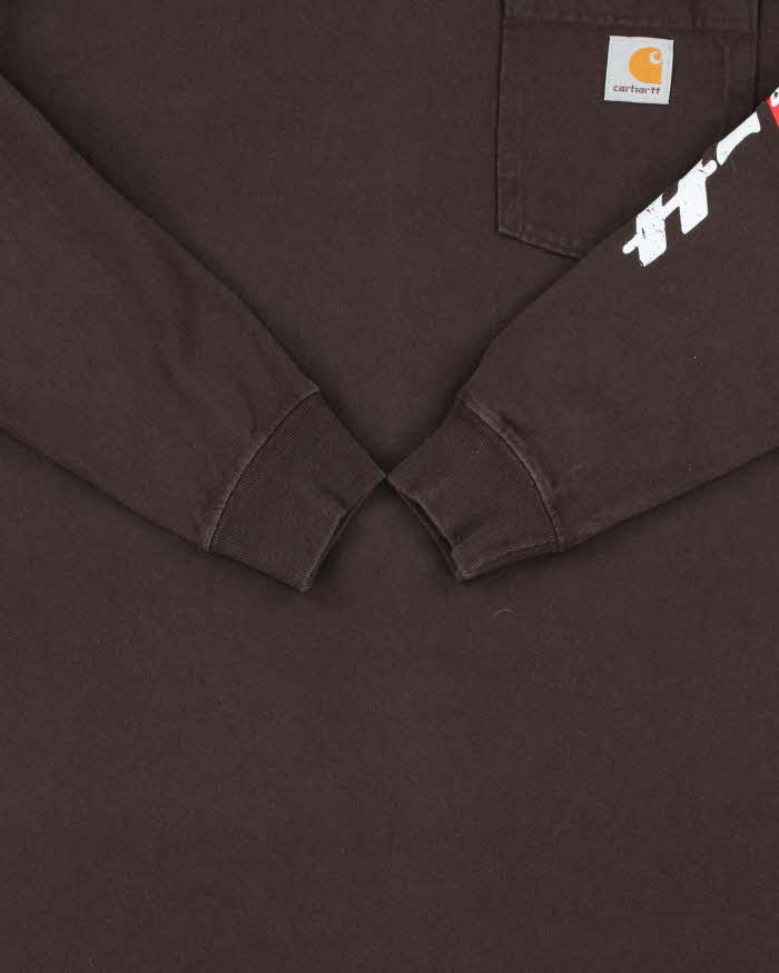 Vintage Carhartt Heavyweight Canada Relaxed Fit Long Sleeve Crewneck T-Shirt - S